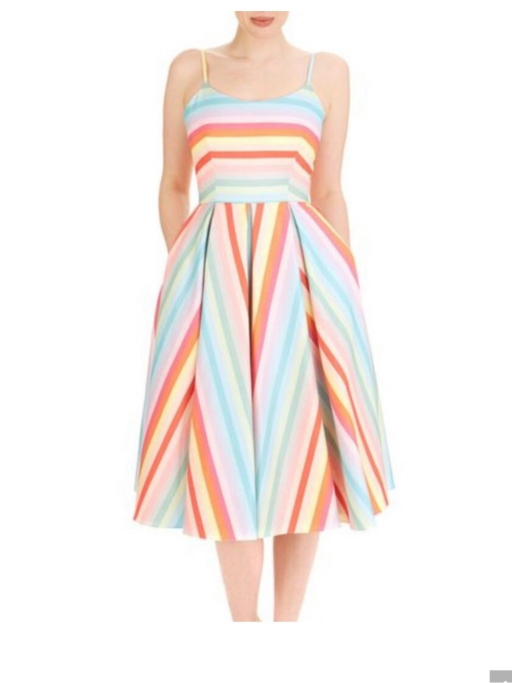 Pretty Dress Company Priscilla Candy Stripe Dress UK 8/US 4